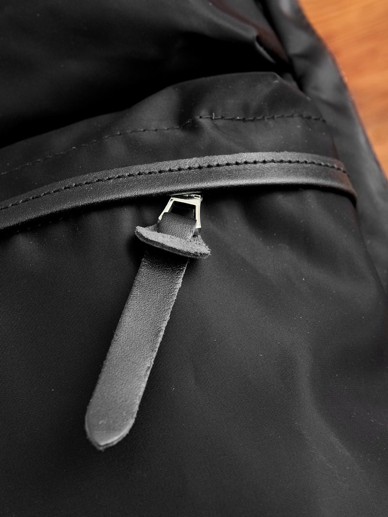 Lightning Zip Backpack in Black