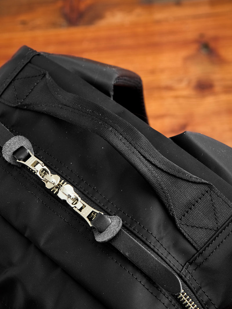 Lightning Zip Backpack in Black