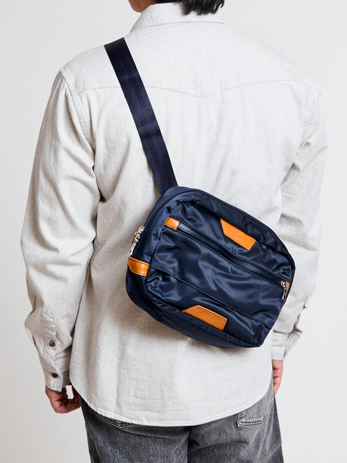 Progress Shoulder Carry Bag in Navy