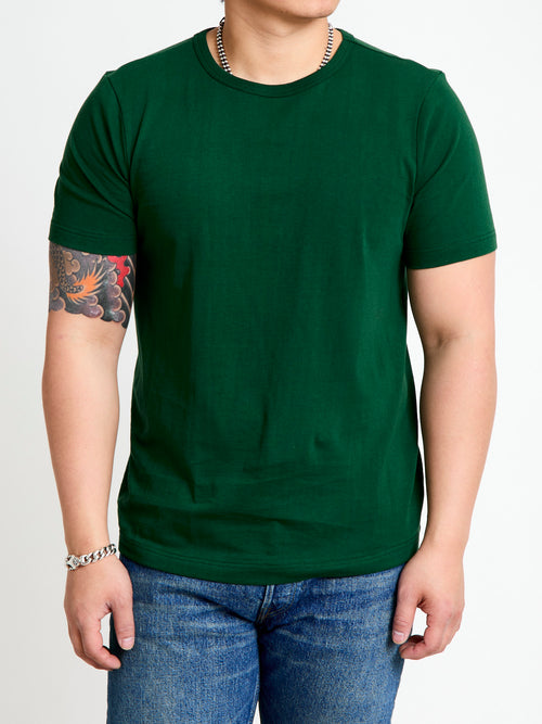 1950s "Good Originals" 5.5oz Loopwheel T-Shirt in Classic Green
