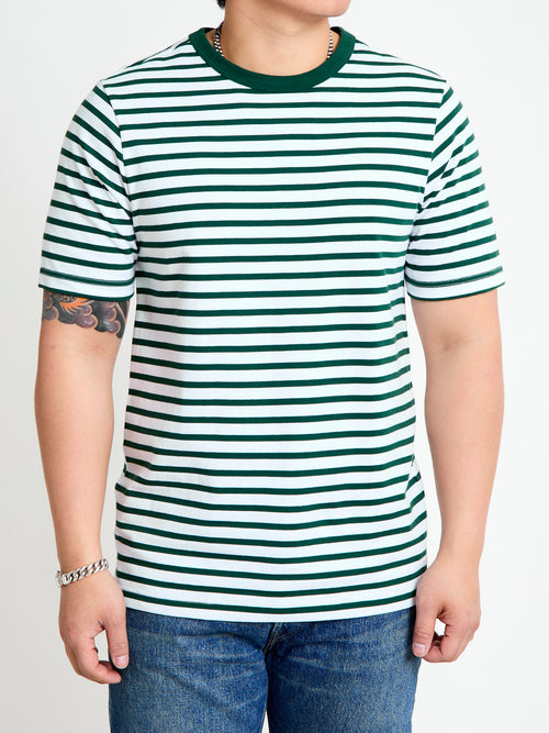 2M14 "Good Originals" 7.9oz Relaxed T-Shirt in Green/White
