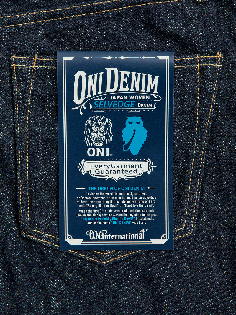 246 "Sleeping Demon" Natural Indigo 15.5oz Selvedge Denim - Clean Straight Fit