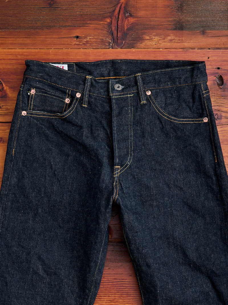 246 "Sleeping Demon" Natural Indigo 15.5oz Selvedge Denim - Clean Straight Fit