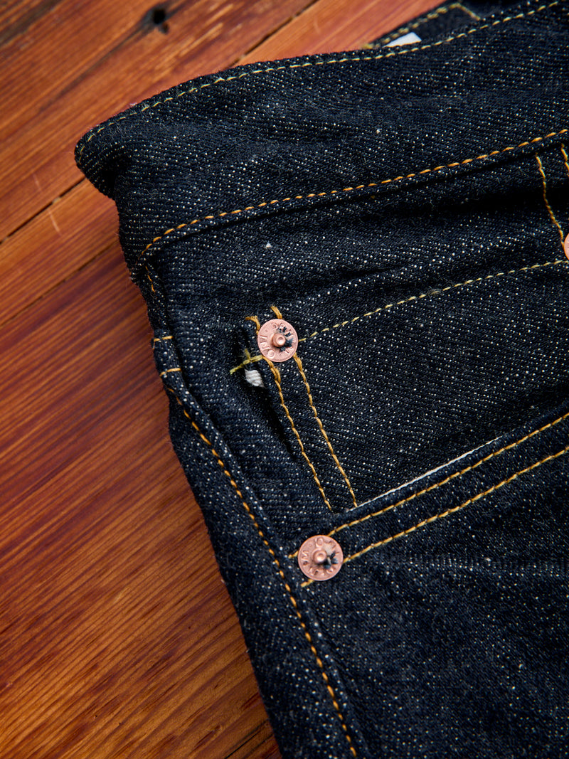 246 "Sleeping Demon" Natural Indigo 15.5oz Selvedge Denim - Clean Straight Fit