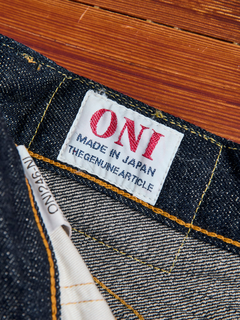 246 "Sleeping Demon" Natural Indigo 15.5oz Selvedge Denim - Clean Straight Fit