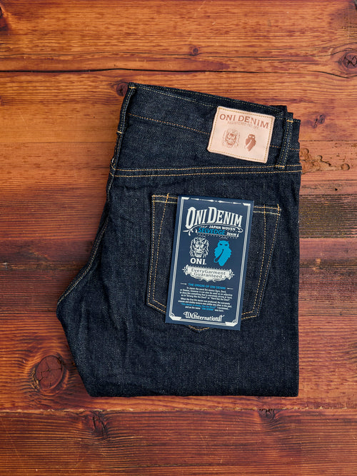 622 "Sleeping Demon" Natural Indigo 15.5oz Selvedge Denim - Relaxed Tapered Fit