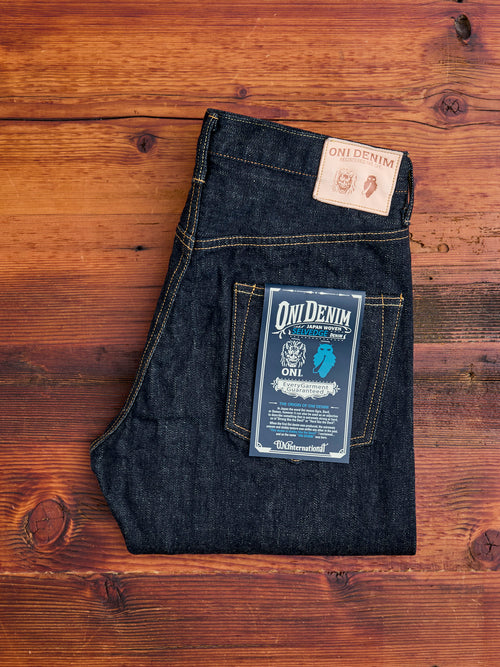 902 "Sleeping Demon" Natural Indigo 15.5oz Selvedge Denim - High Tapered Fit