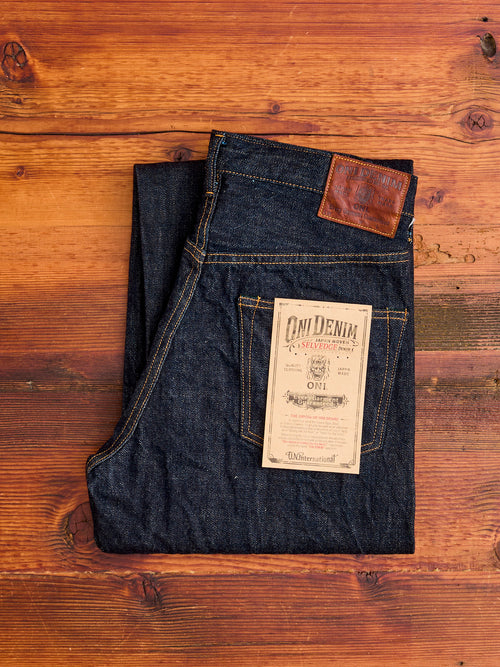 ONI-222 "Low Tension" 15oz Selvedge Denim - Super Wide Straight Fit