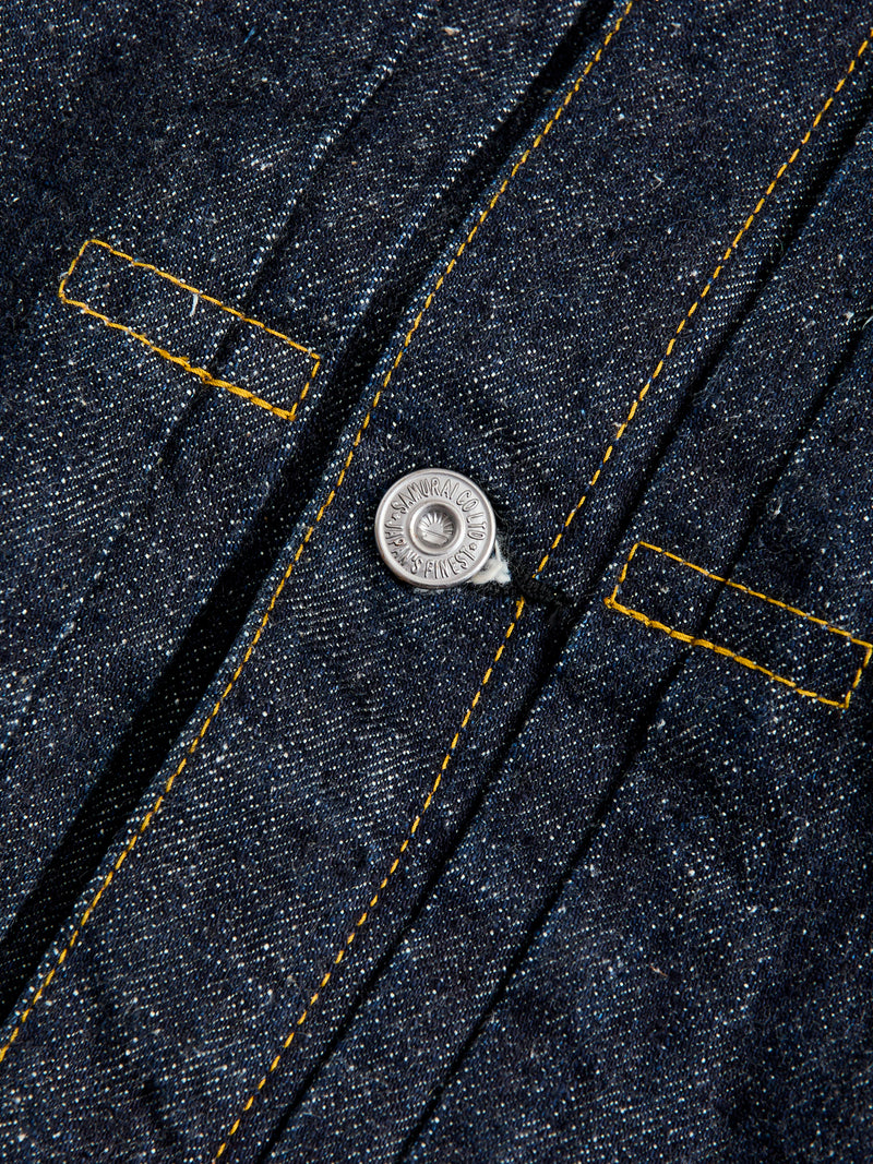 S5512PX15oz "Otokogi" Denim Type 1 Jacket in Indigo