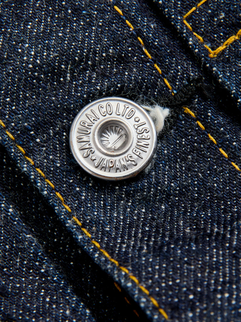 S5512PX15oz "Otokogi" Denim Type 1 Jacket in Indigo