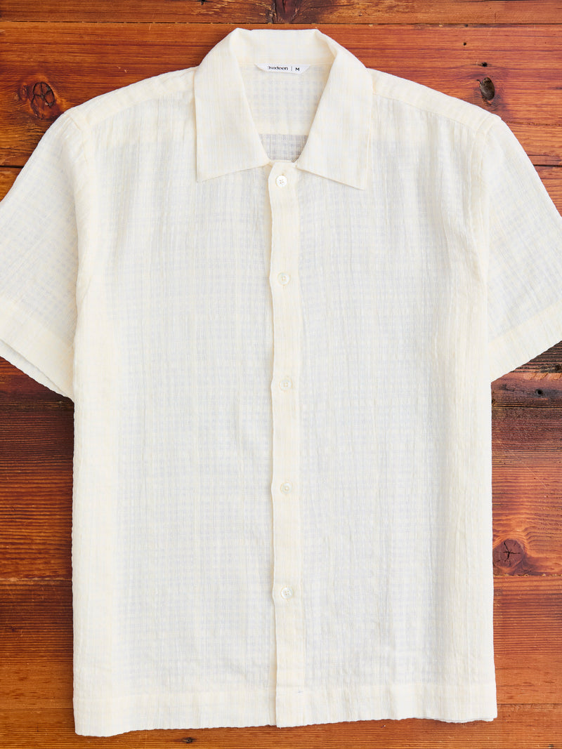 Resort Shirt in Natural Gauze