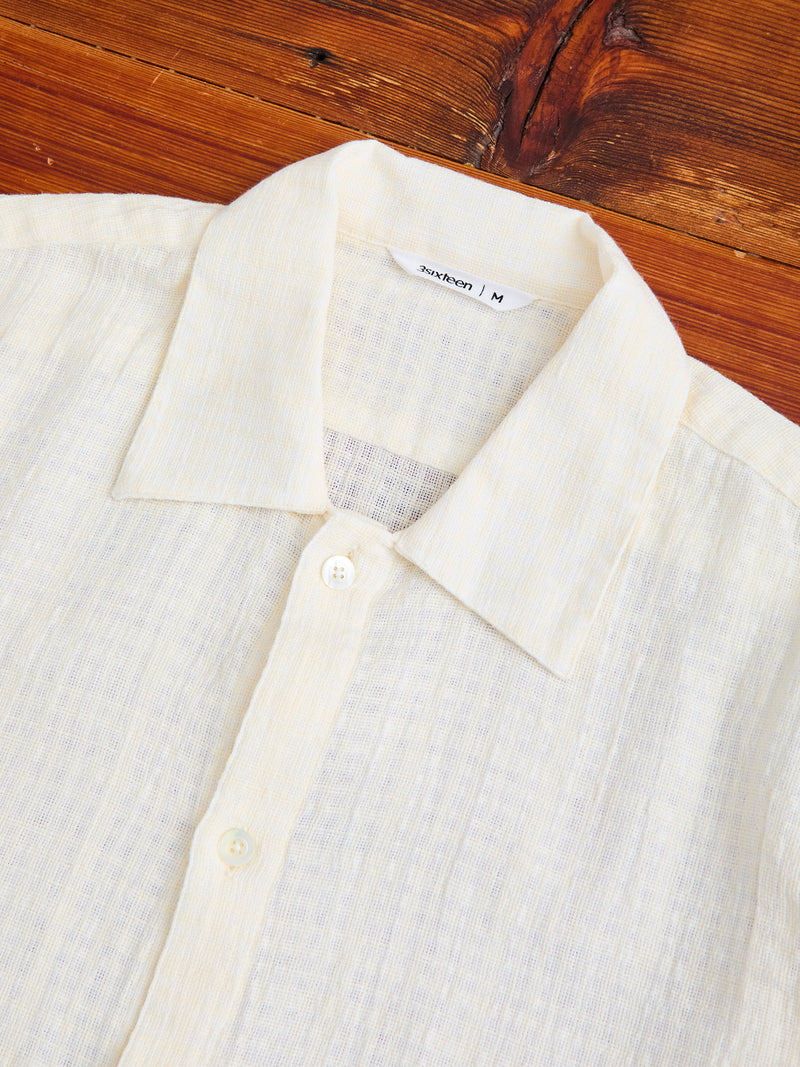 Resort Shirt in Natural Gauze