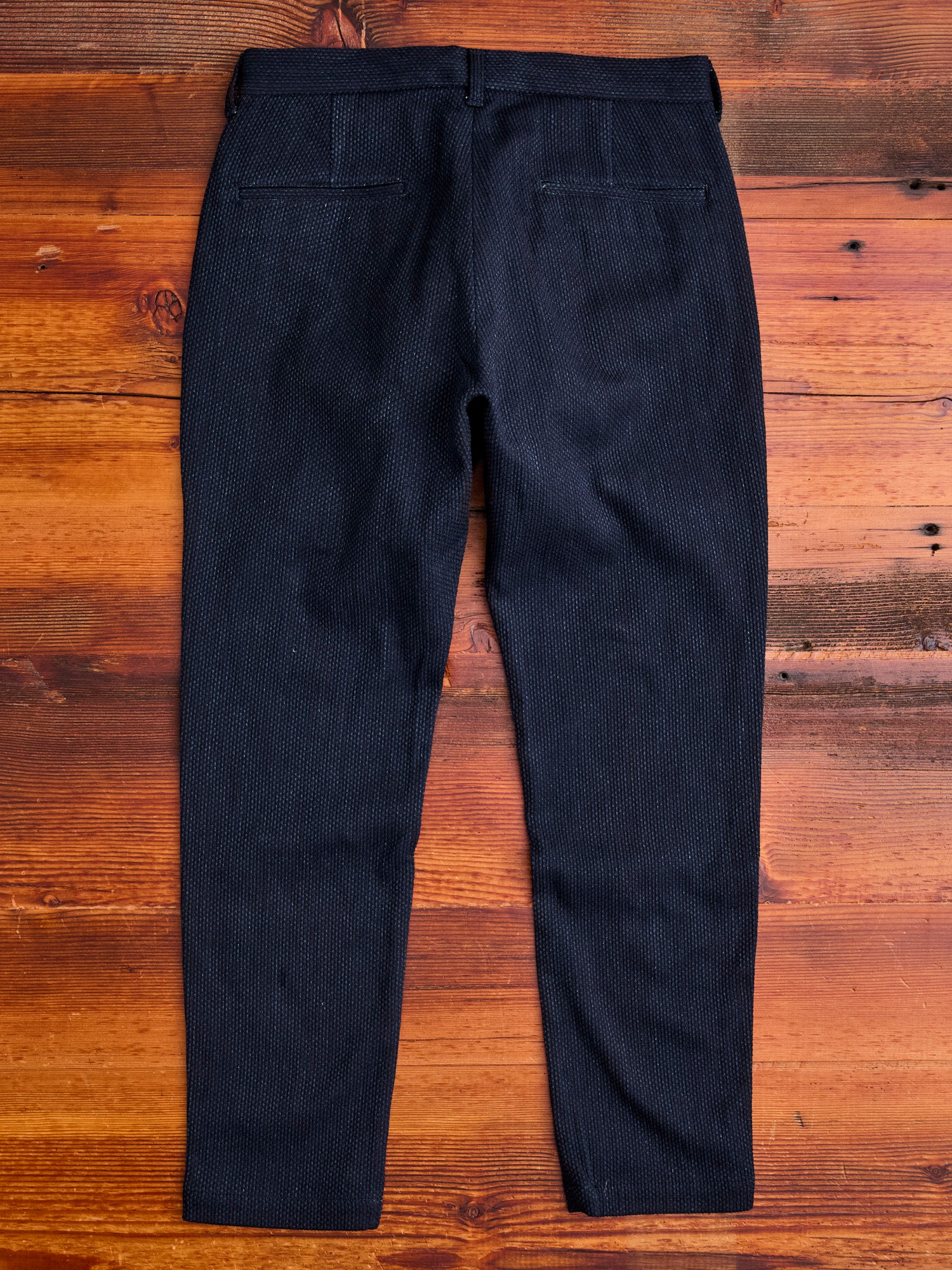 11oz Sashiko Easy Tapered Pants in Indigo