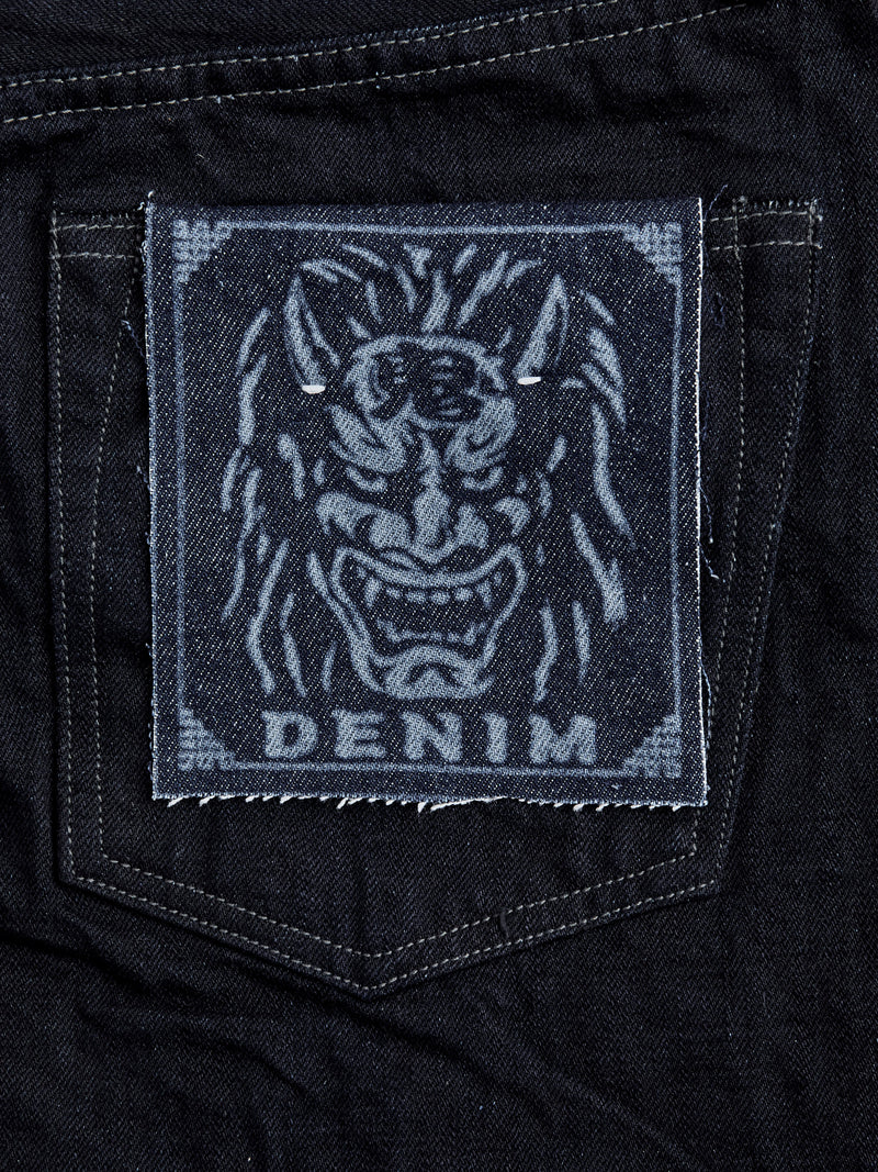 246-14BLK "Indigo Black" 14oz Selvedge Denim - Clean Straight Fit