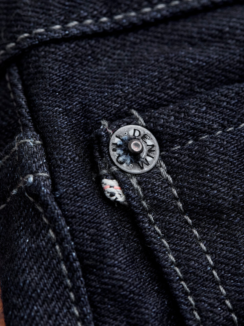 246-14BLK "Indigo Black" 14oz Selvedge Denim - Clean Straight Fit