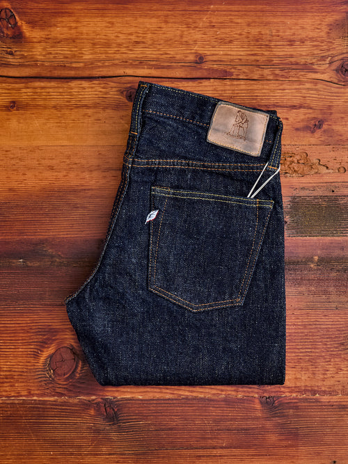 SLB-013 16.5oz Rinsed Selvedge Denim - Slim Tapered Fit