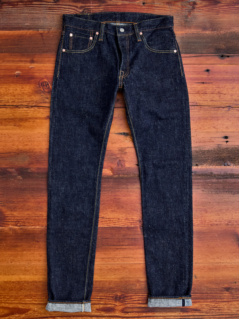 SLB-013 16.5oz Rinsed Selvedge Denim - Slim Tapered Fit