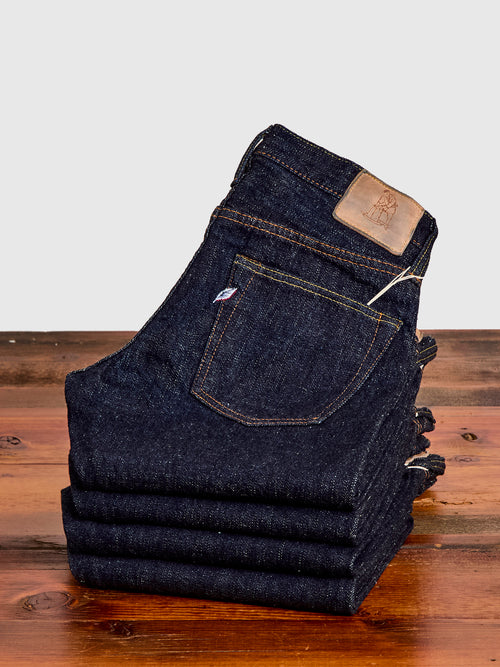 SLB-013 16.5oz Rinsed Selvedge Denim - Slim Tapered Fit