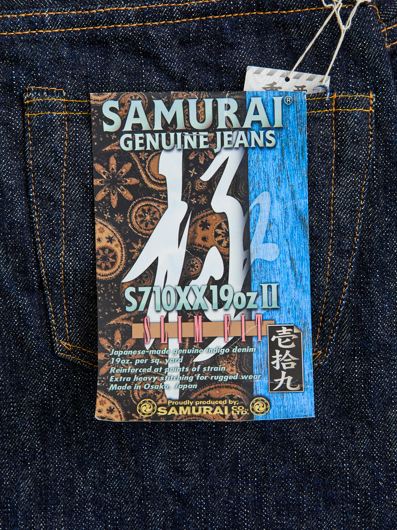 S710XX19oz-II "Kiwami" 19oz Selvedge Denim - Slim Straight Fit