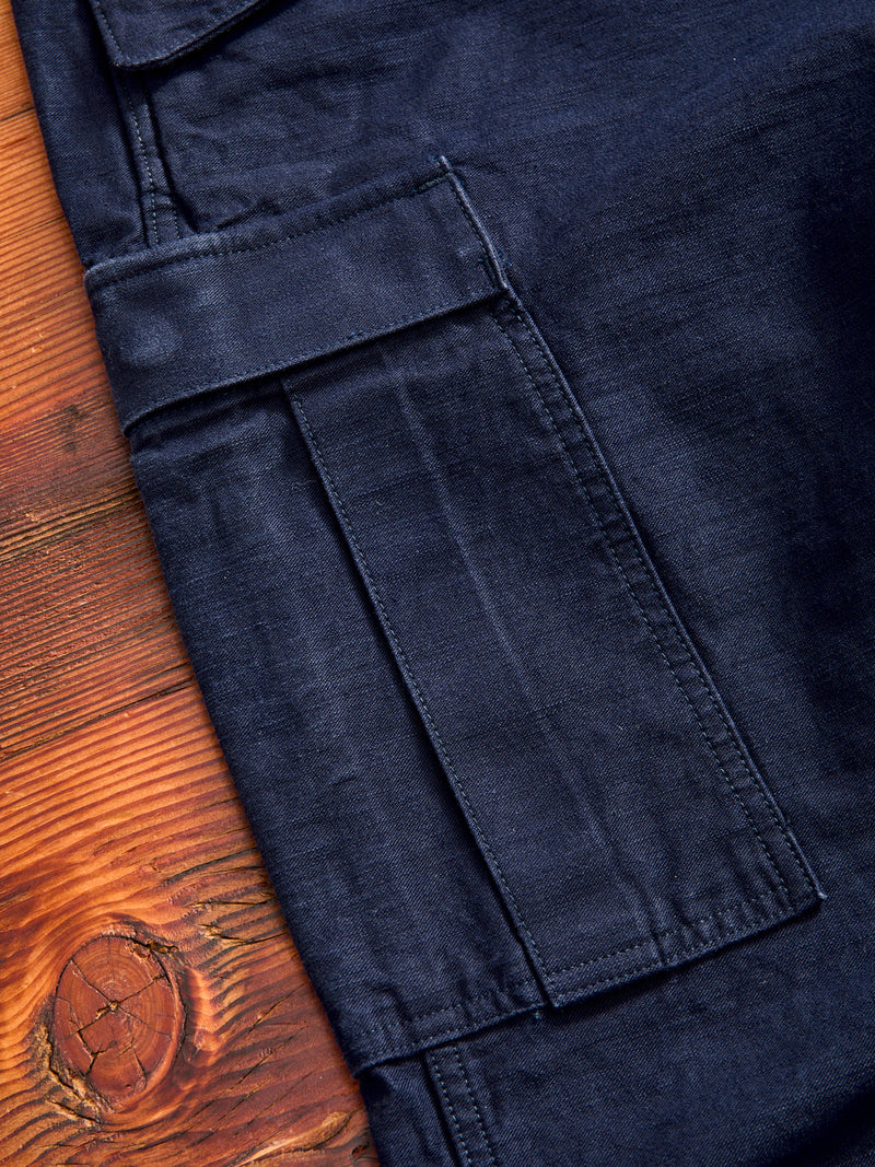 1889-IND Cargo Pants in Indigo