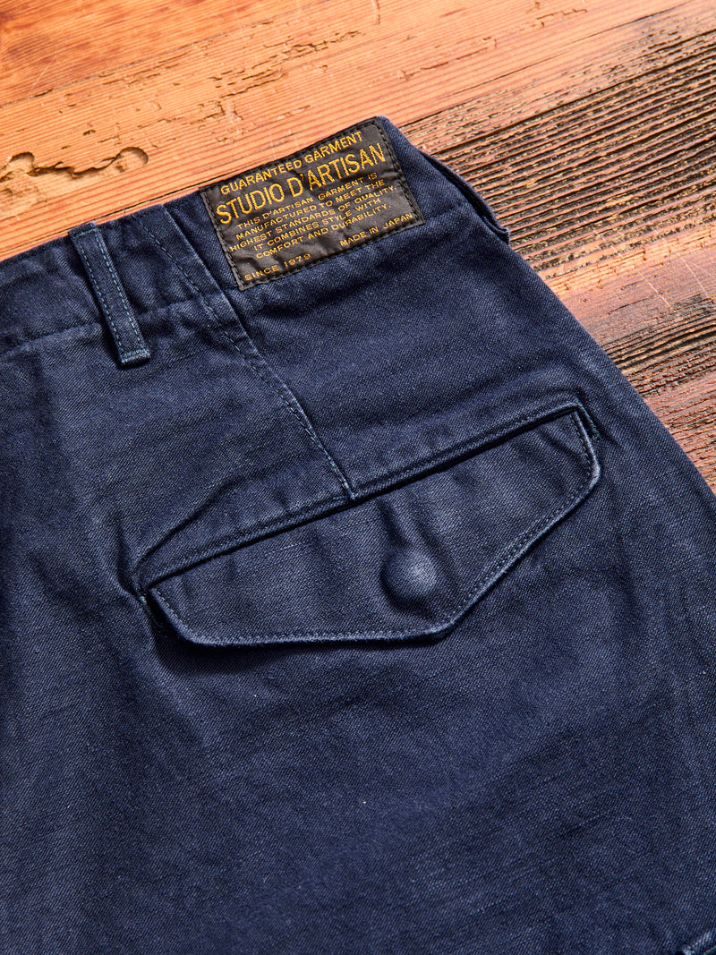 1889-IND Cargo Pants in Indigo