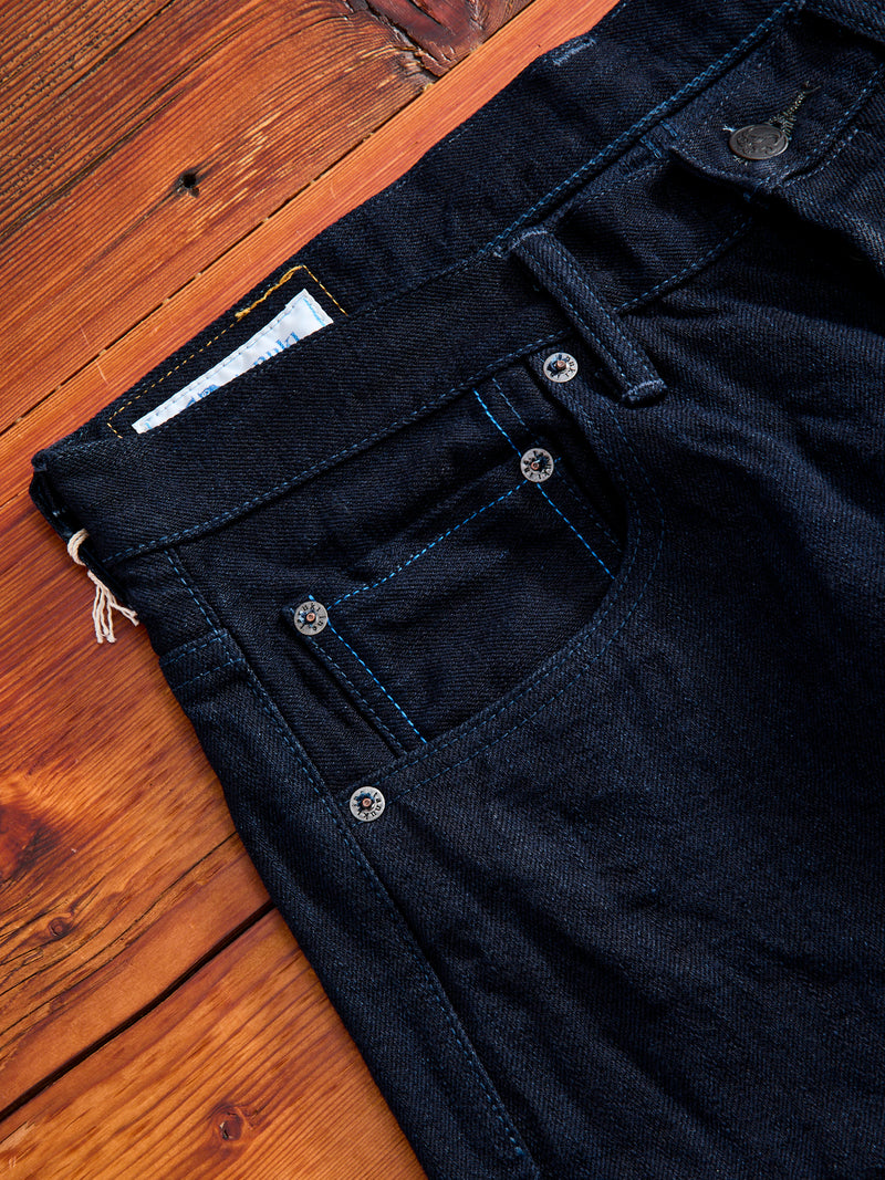 202ID "Double Indigo" 15oz Selvedge Denim - High Tapered Fit