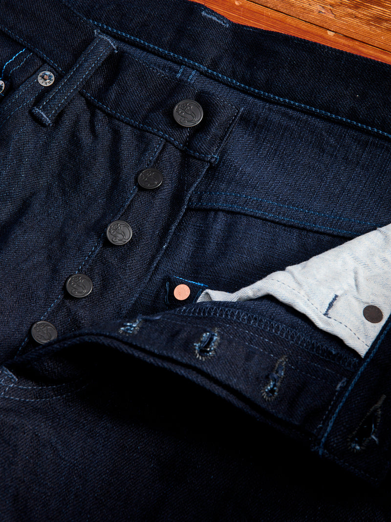 202ID "Double Indigo" 15oz Selvedge Denim - High Tapered Fit