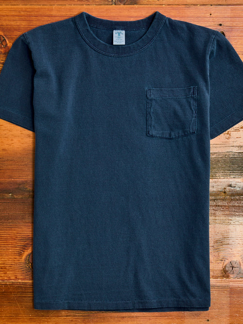 Pigment Dyed Pocket Tee in Navy