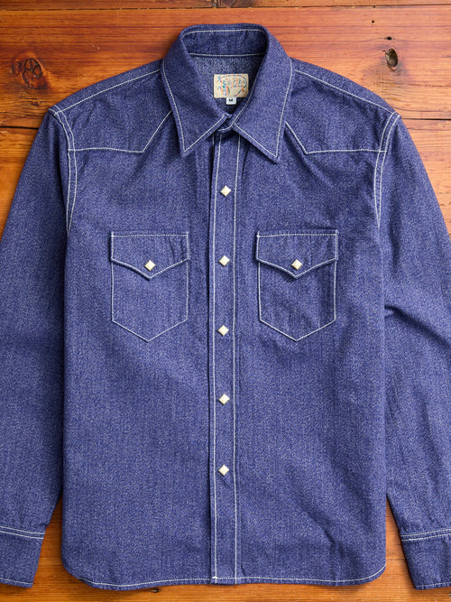 Jaspe Western Pearlsnap Shirt in Purple