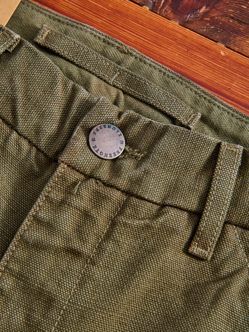 14oz Slub Workers Chino in Army