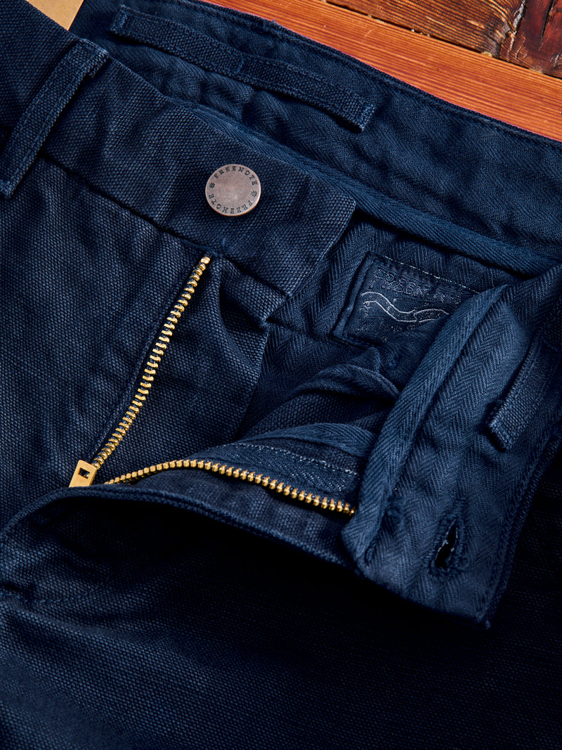 14oz Slub Workers Chino in Navy