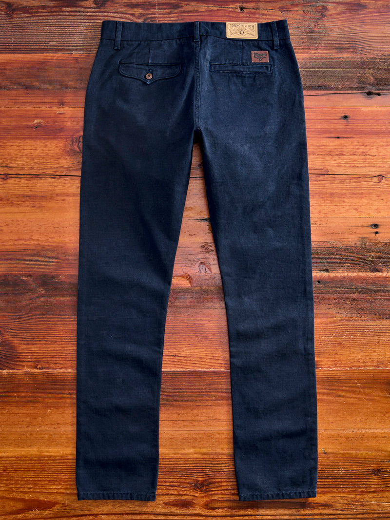 14oz Slub Workers Chino in Navy