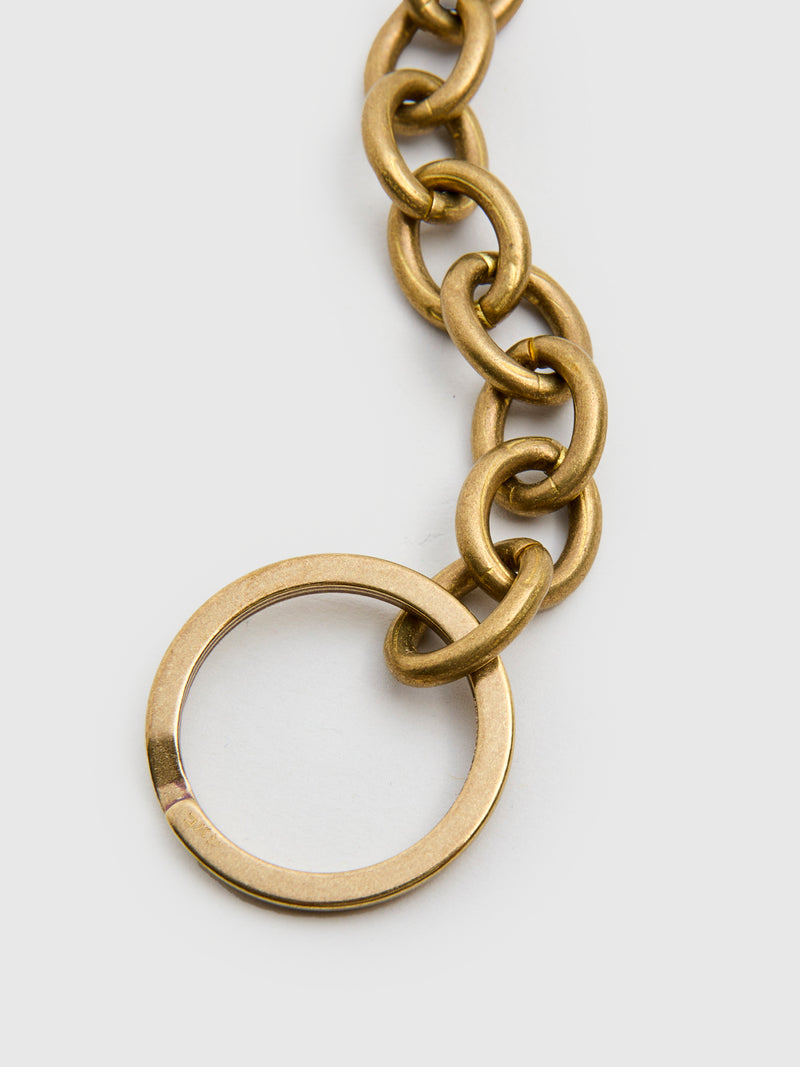 Belt Hook Chain Large in Brass