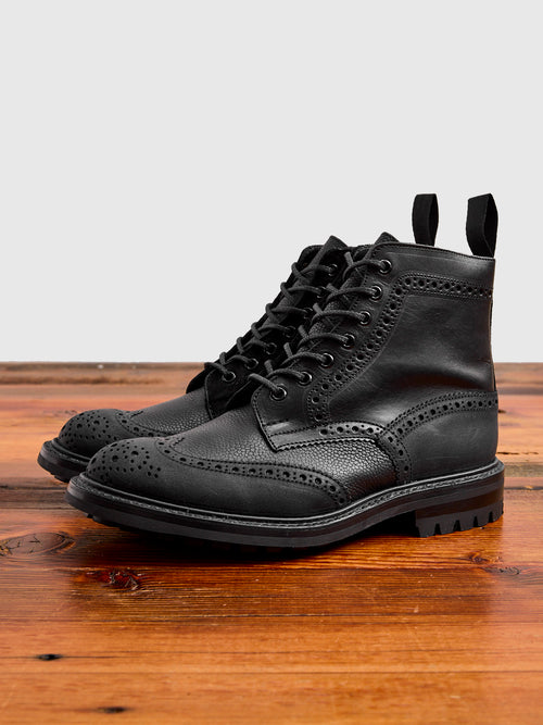 "Overdrive" Stow Boot in Quad Black