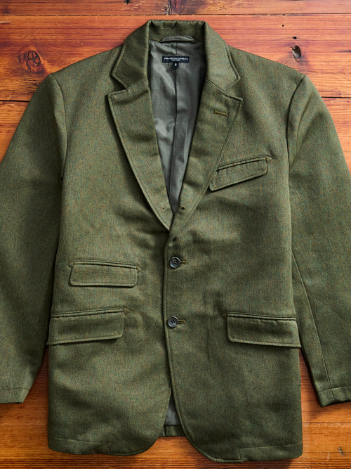 Melange Twill Andover Jacket in Olive