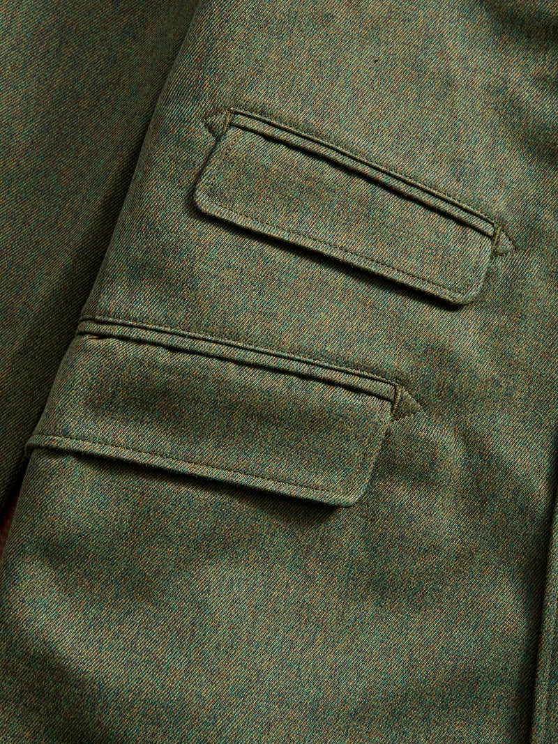 Melange Twill Andover Jacket in Olive