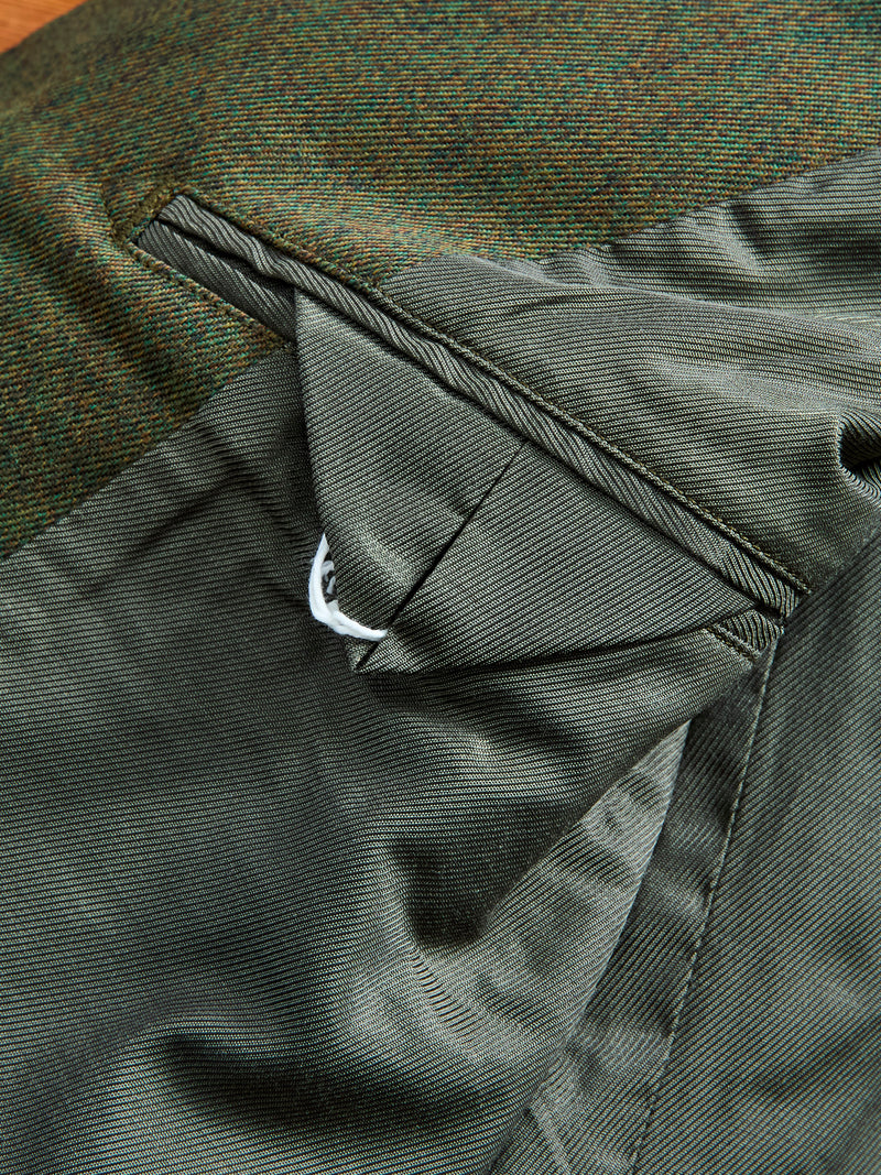 Melange Twill Andover Jacket in Olive