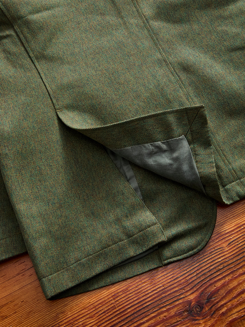 Melange Twill Andover Jacket in Olive