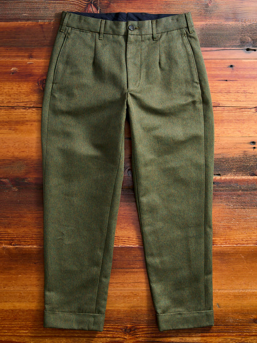 Melange Twill Andover Pants in Olive