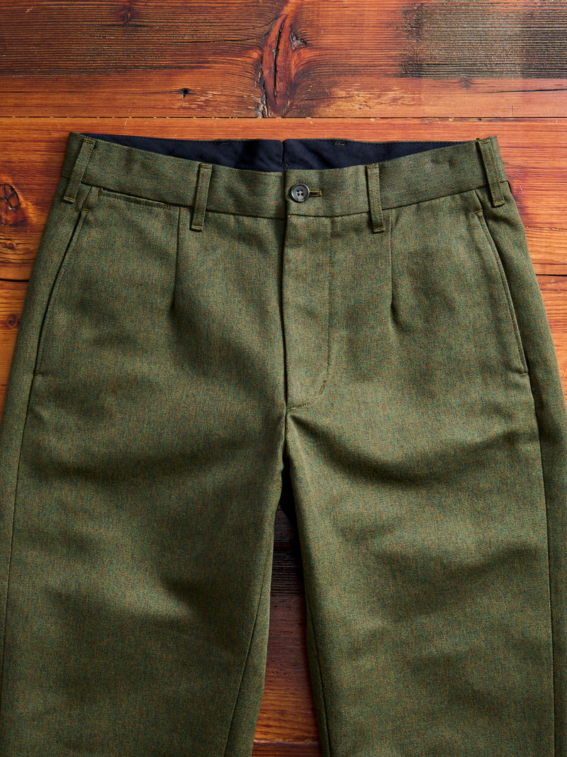 Melange Twill Andover Pants in Olive