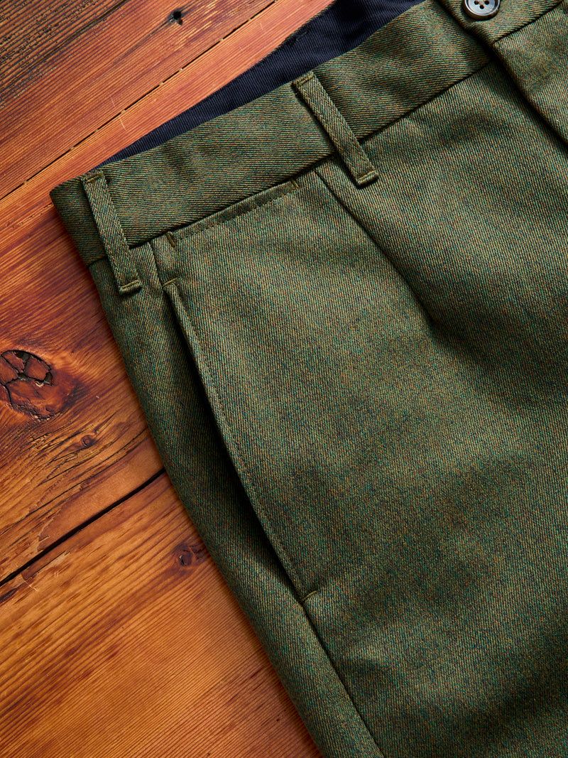 Melange Twill Andover Pants in Olive