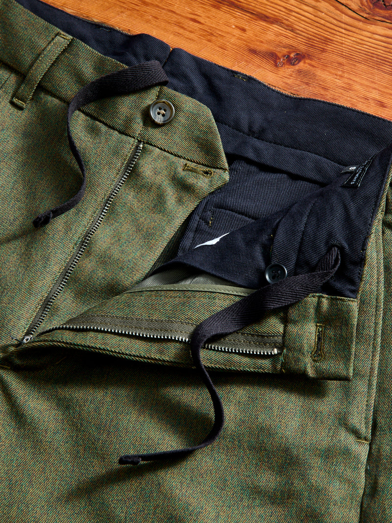 Melange Twill Andover Pants in Olive