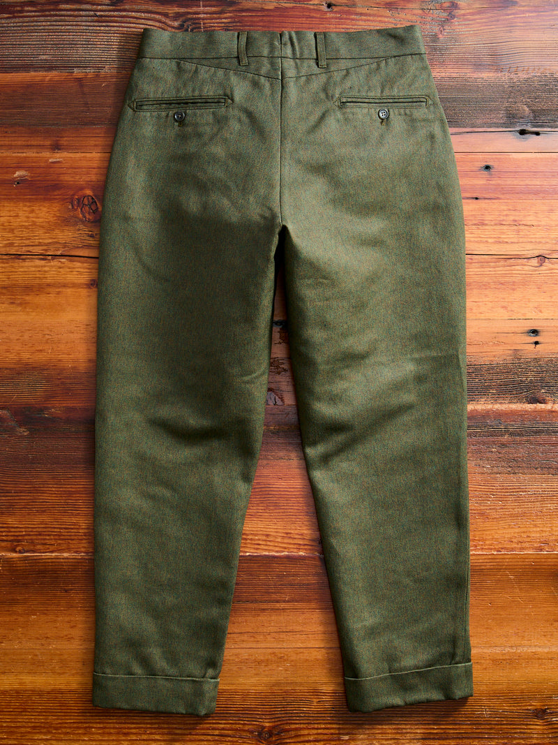 Melange Twill Andover Pants in Olive