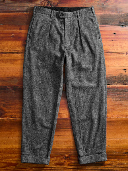 Wool Herringbone Carlyle Pants in Grey – Blue Owl Workshop