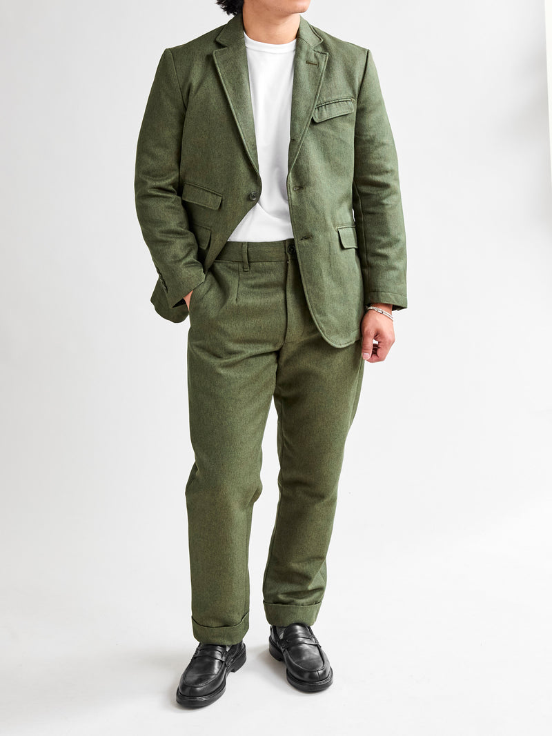 Melange Twill Andover Pants in Olive