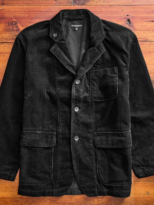 8W Corduroy Loiter Jacket in Black