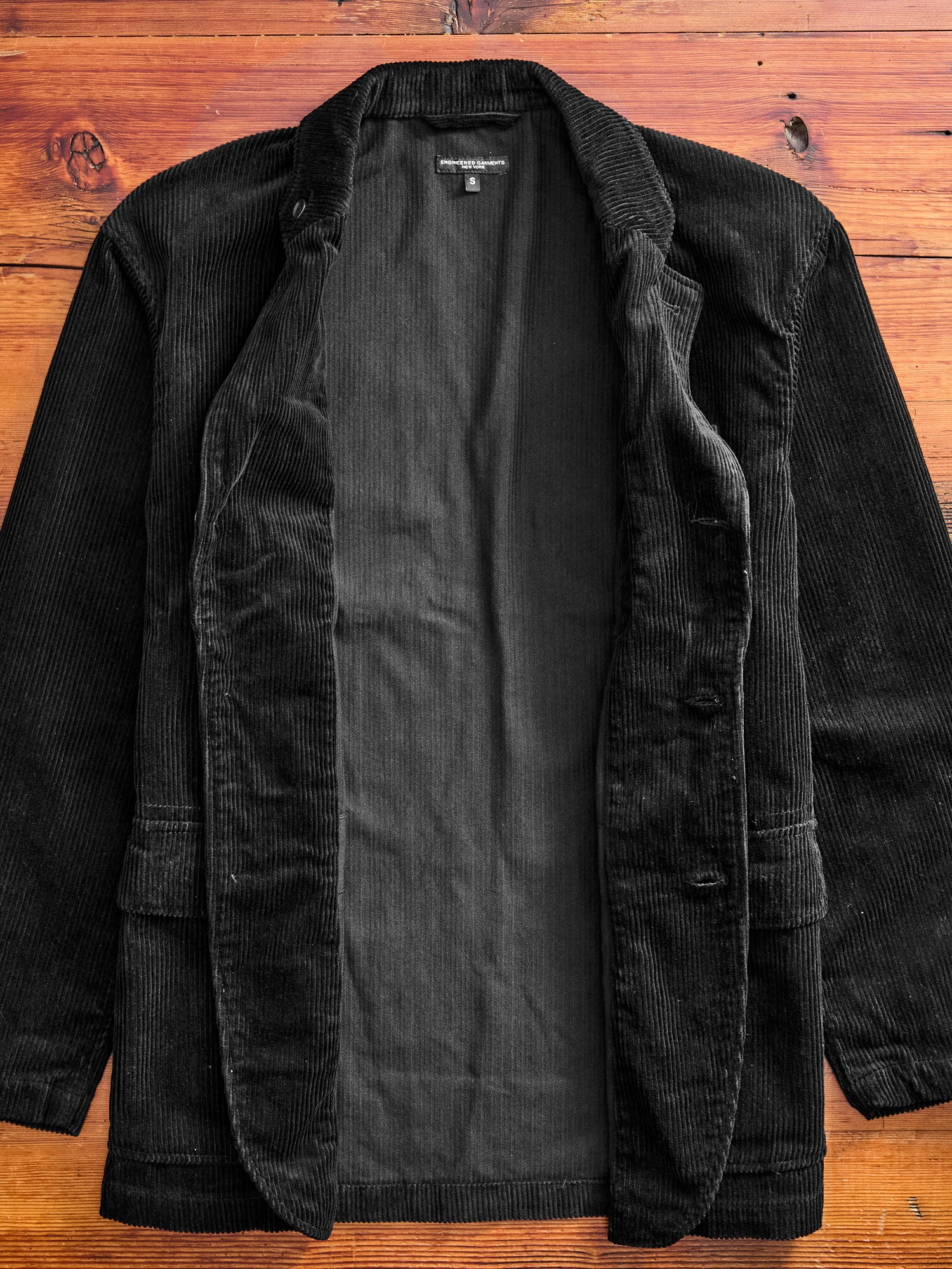 8W Corduroy Loiter Jacket in Black – Blue Owl Workshop