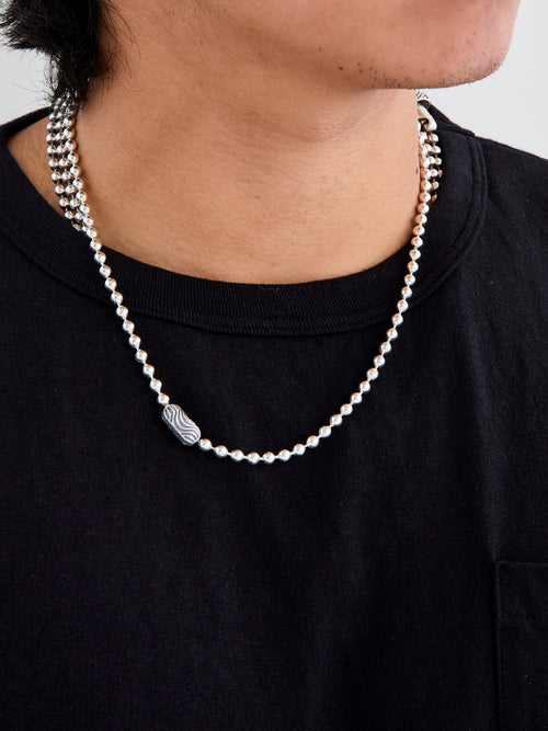 Desert Sessions Ball Chain Necklace in Sterling Silver