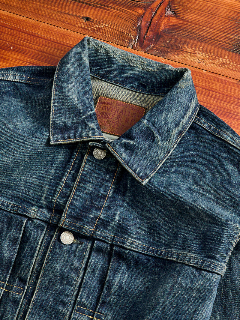 Westview Denim Jacket in Roughout Indigo