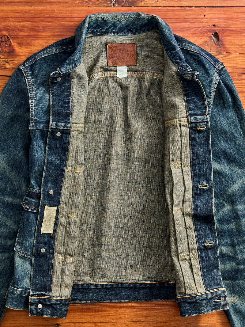 Westview Denim Jacket in Roughout Indigo